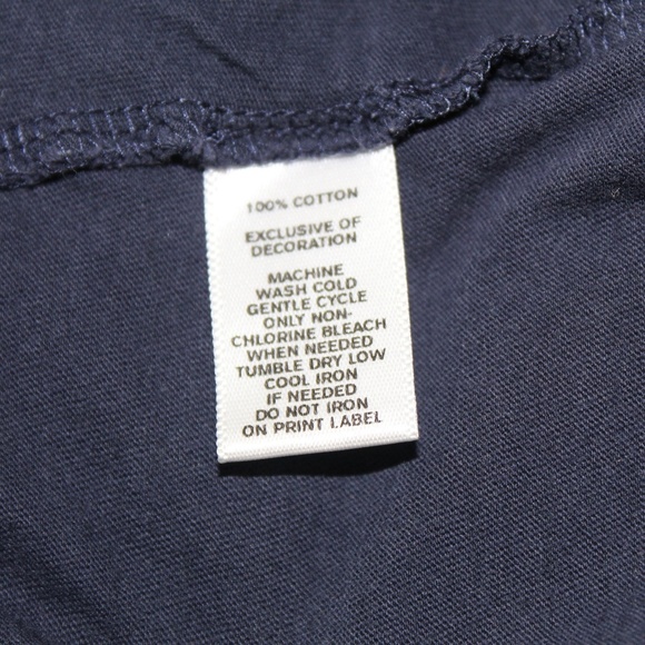 Loft navy ruffled, sleeveless shirt - Picture 3 of 4